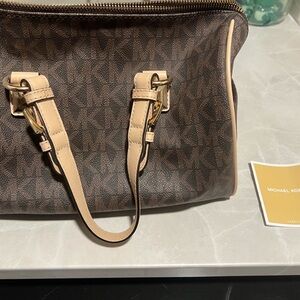 Michael Kors “Grayson” Brown handbag